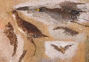 Thomas Eakins Studies of Game Birds, probably Viginia Rails oil painting
